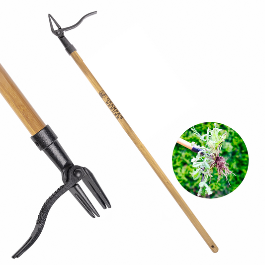 Stand-Up Weed Puller Tool – Long Handle, No Bending or Kneeling Required